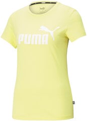 Puma Футболки Ess Logo Tee Yellow цена и информация | Спортивная одежда для женщин | kaup24.ee