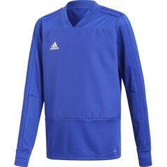 Poiste džemper Adidas Condivo 18 Junior CG0390, 46865, sinine hind ja info | Poiste kampsunid, vestid ja jakid | kaup24.ee