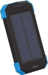 Xlayer akupank Plus Solar Wireless 10000mAh, must/sinine цена и информация | Зарядные устройства Power bank | kaup24.ee