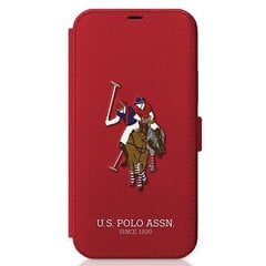 US Polo USFLBKP12LPUGFLRE iPhone 12 Pro Max 6.7 &quot;red / red book Polo Embroidery Collection hind ja info | Telefoni kaaned, ümbrised | kaup24.ee