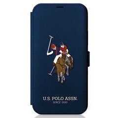 US Polo USFLBKP12MPUGFLNV iPhone 12/12 Pro 6.1 &quot;navy blue / navy book Polo Embroidery Collection цена и информация | Чехлы для телефонов | kaup24.ee