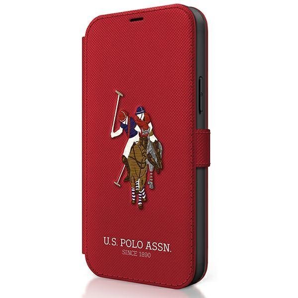 US Polo USFLBKP12MPUGFLRE iPhone 12/12 Pro 6.1 &quot;red / red book Polo Embroidery Collection hind ja info | Telefoni kaaned, ümbrised | kaup24.ee