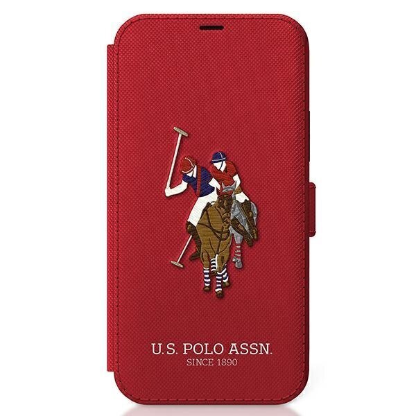 US Polo USFLBKP12MPUGFLRE iPhone 12/12 Pro 6.1 &quot;red / red book Polo Embroidery Collection hind ja info | Telefoni kaaned, ümbrised | kaup24.ee