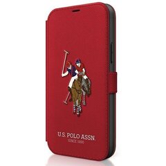 US Polo USFLBKP12SPUGFLRE iPhone 12 mini 5.4 &quot;red / red book Polo Embroidery Collection hind ja info | Telefoni kaaned, ümbrised | kaup24.ee