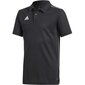 Poiste polosärk Adidas Core 18 Polo Junior CE9038, must hind ja info | Poiste särgid | kaup24.ee