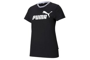 Футболка женская Puma Amplified Graphic T-shirt 585902-01, черная цена и информация | Спортивная одежда для женщин | kaup24.ee