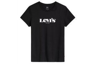 Футболка женская Levi's The Perfect Tee 173691250, черная цена и информация | Спортивная одежда женская | kaup24.ee