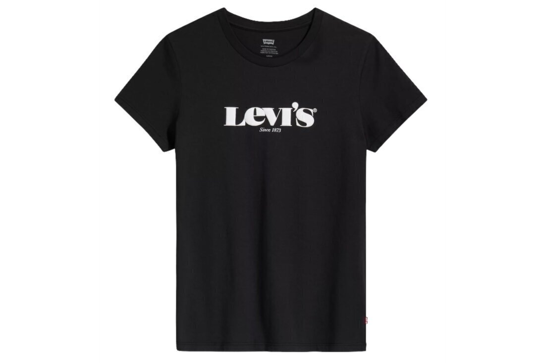 Naiste T-särk Levi's The Perfect Tee 173691250, must цена и информация | Naiste spordiriided | kaup24.ee