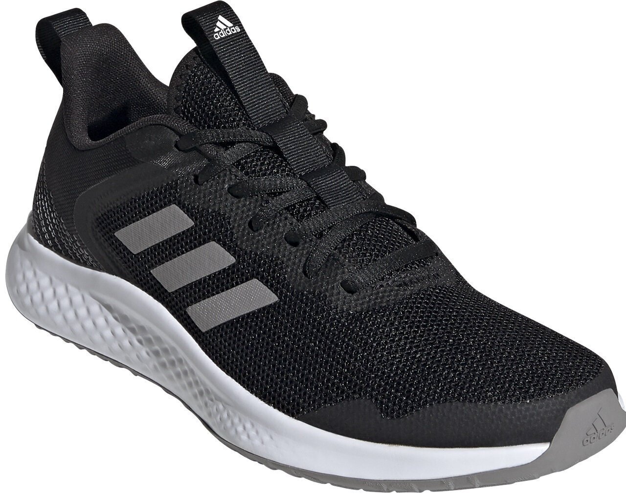 Naiste jalatsid Adidas Fluidstreet, must hind ja info | Naiste spordi- ja vabaajajalatsid | kaup24.ee