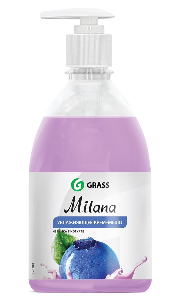 Milana Blueberries in Yogurt – vedelseep Mustikad jogurtis – 500 ml hind ja info | Seebid | kaup24.ee