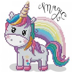 Teemantmosaiik Magic Rainbow, 23x23 hind ja info | Teemantmaalid, teemanttikandid | kaup24.ee