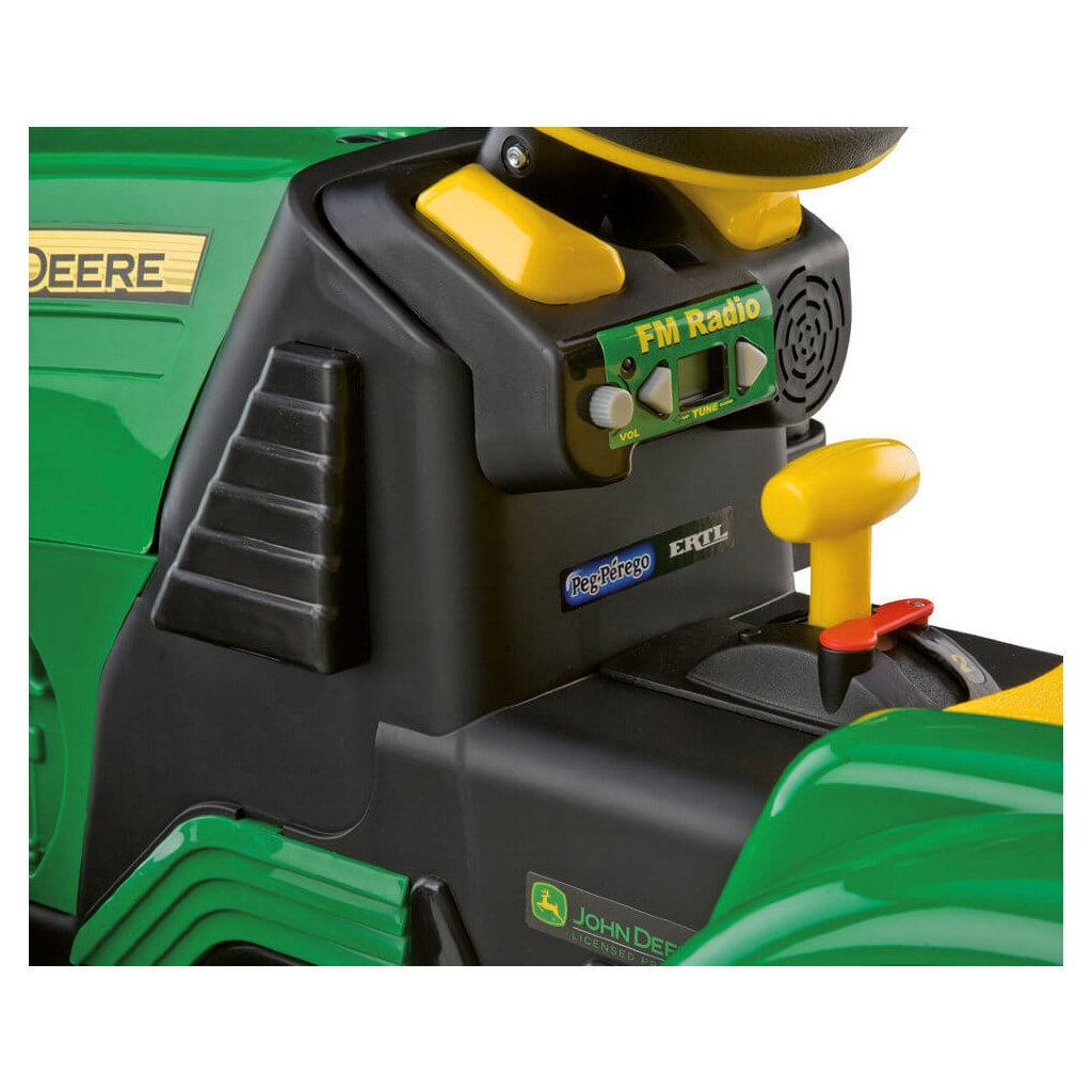 Laste elektriline ekskavaator/traktor Peg Perego John Deere Ground Loader 12V, roheline hind ja info | Laste elektriautod | kaup24.ee