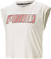 Pluus Puma Train Logo Cap Sleeve Tee White цена и информация | Naiste spordiriided | kaup24.ee