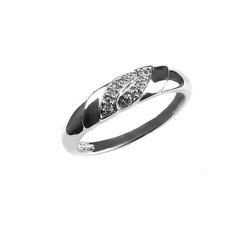 DIA teemantidega sõrmus 15.5 mm hind ja info | Sõrmused | kaup24.ee