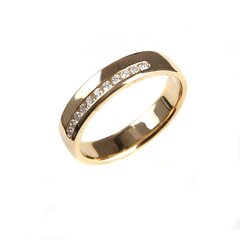 DIA teemantidega kuldsõrmus 16.5 mm hind ja info | Sõrmused | kaup24.ee