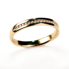 DIA teemantidega sõrmus 16 mm hind ja info | Sõrmused | kaup24.ee