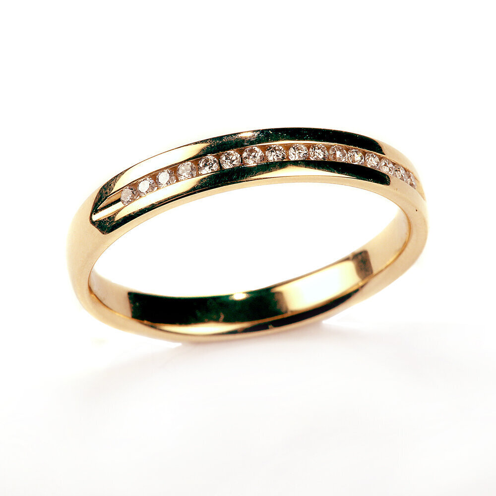 DIA teemantidega sõrmus 18 mm цена и информация | Sõrmused | kaup24.ee
