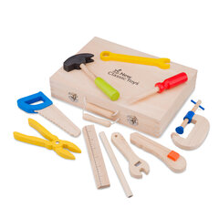 Набор деревянных инструментов (10 шт.), New Classic Toys 18280 цена и информация | Игрушки для мальчиков | kaup24.ee