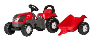 Педальный трактор Rolly Toys rollyKid Valtra с прицепом цена и информация | Игрушки для мальчиков | kaup24.ee
