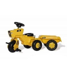 Laste traktor CAT pedaalide ja haagisega Rolly Toys rollyTrac, 2.5-5a., hind ja info | Poiste mänguasjad | kaup24.ee