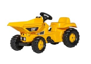 Jalakäijate traktor pedaalide ja kopaga Rolly Toys rollyKid Dumper CAT hind ja info | Poiste mänguasjad | kaup24.ee