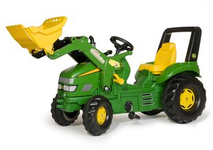 Педальный трактор с ковшом Rolly Toys rollyX-Trac John Deere цена и информация | Игрушки для мальчиков | kaup24.ee