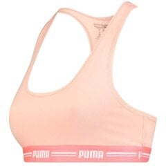 Naiste spordirinnahoidja Puma Racer Back Top 1P Hang Sports Bra W 907862 06, roosa hind ja info | Naiste spordiriided | kaup24.ee