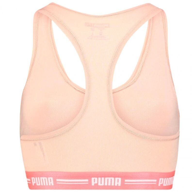 Naiste spordirinnahoidja Puma Racer Back Top 1P Hang Sports Bra W 907862 06, roosa hind ja info | Naiste spordiriided | kaup24.ee