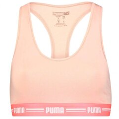 Спортивный бюстгальтер для женщин Puma Racer Back Top 1P Hang Sports Bra W 907862 06, розовый цена и информация | Спортивная одежда женская | kaup24.ee