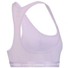 Спортивный бюстгальтер для женщин Puma Racer Back Top 1P Hang Sports Bra W 907862 07, фиолетовый цена и информация | Спортивная одежда для женщин | kaup24.ee