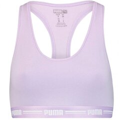 Спортивный бюстгальтер для женщин Puma Racer Back Top 1P Hang Sports Bra W 907862 07, фиолетовый цена и информация | Спортивная одежда для женщин | kaup24.ee