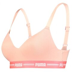 Naiste spordirinnahoidja Puma Paded Top 1P Hang W 907863 06 Sport Bra, roosa цена и информация | Спортивная одежда для женщин | kaup24.ee