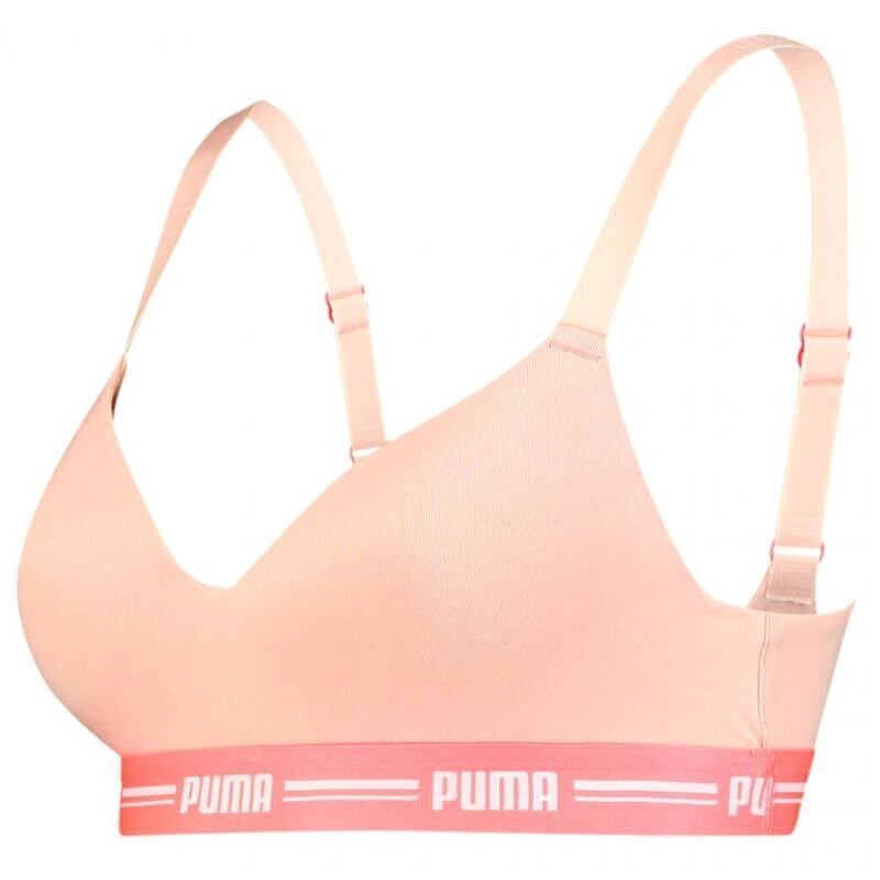 Naiste spordirinnahoidja Puma Paded Top 1P Hang W 907863 06 Sport Bra, roosa цена и информация | Naiste spordiriided | kaup24.ee