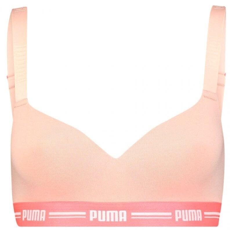 Naiste spordirinnahoidja Puma Paded Top 1P Hang W 907863 06 Sport Bra, roosa hind ja info | Naiste spordiriided | kaup24.ee