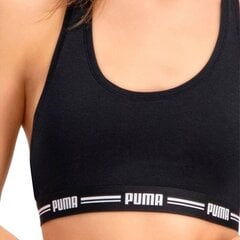 Naiste spordirinnahoidja Puma Racer Back Top 1P Hang Sports Bra W 907862 04, must hind ja info | Naiste spordiriided | kaup24.ee