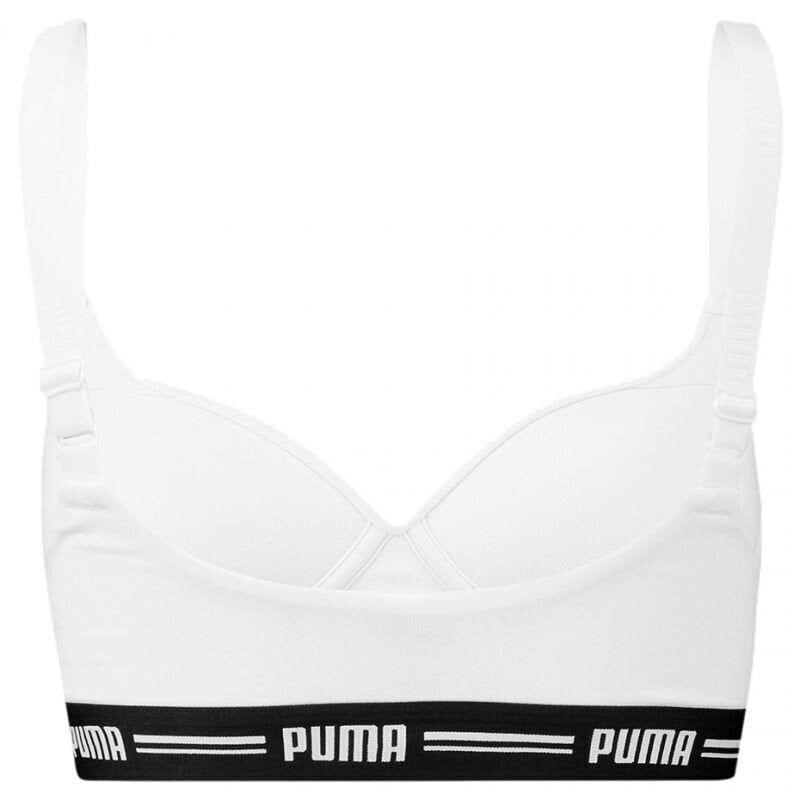 Naiste spordirinnahoidja Puma Padded Top 1P Hang Sports Bra W 907863 05, valge hind ja info | Naiste spordiriided | kaup24.ee