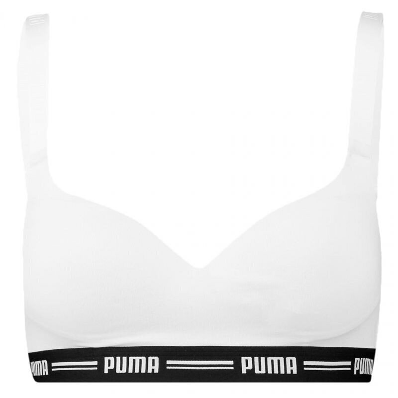 Naiste spordirinnahoidja Puma Padded Top 1P Hang Sports Bra W 907863 05, valge цена и информация | Naiste spordiriided | kaup24.ee