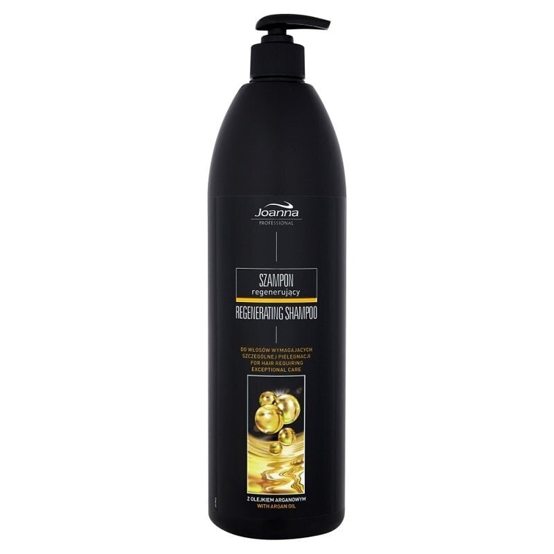 Taastav juuksešampoon argaaniaõliga Joanna Professional 1000 ml цена и информация | Šampoonid | kaup24.ee