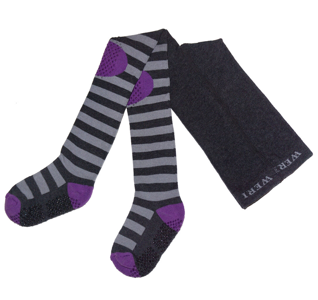 Libisemiskindlad laste sukkpüksid "Triipude" roomamiseks hind ja info | Beebi sokid ja sukkpüksid | kaup24.ee