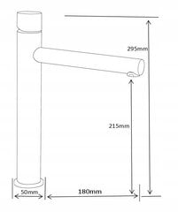 Mexen valamusegisti Elba One high, chrome hind ja info | Vannitoa segistid | kaup24.ee