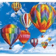 Бриллиантовая мозаика Ballons 40 x 37 цена и информация | Алмазная мозаика | kaup24.ee