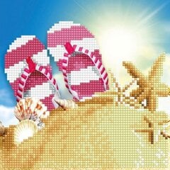 Алмазная мозаика Flip Flops, 20 x 20 цена и информация | Алмазная мозаика | kaup24.ee