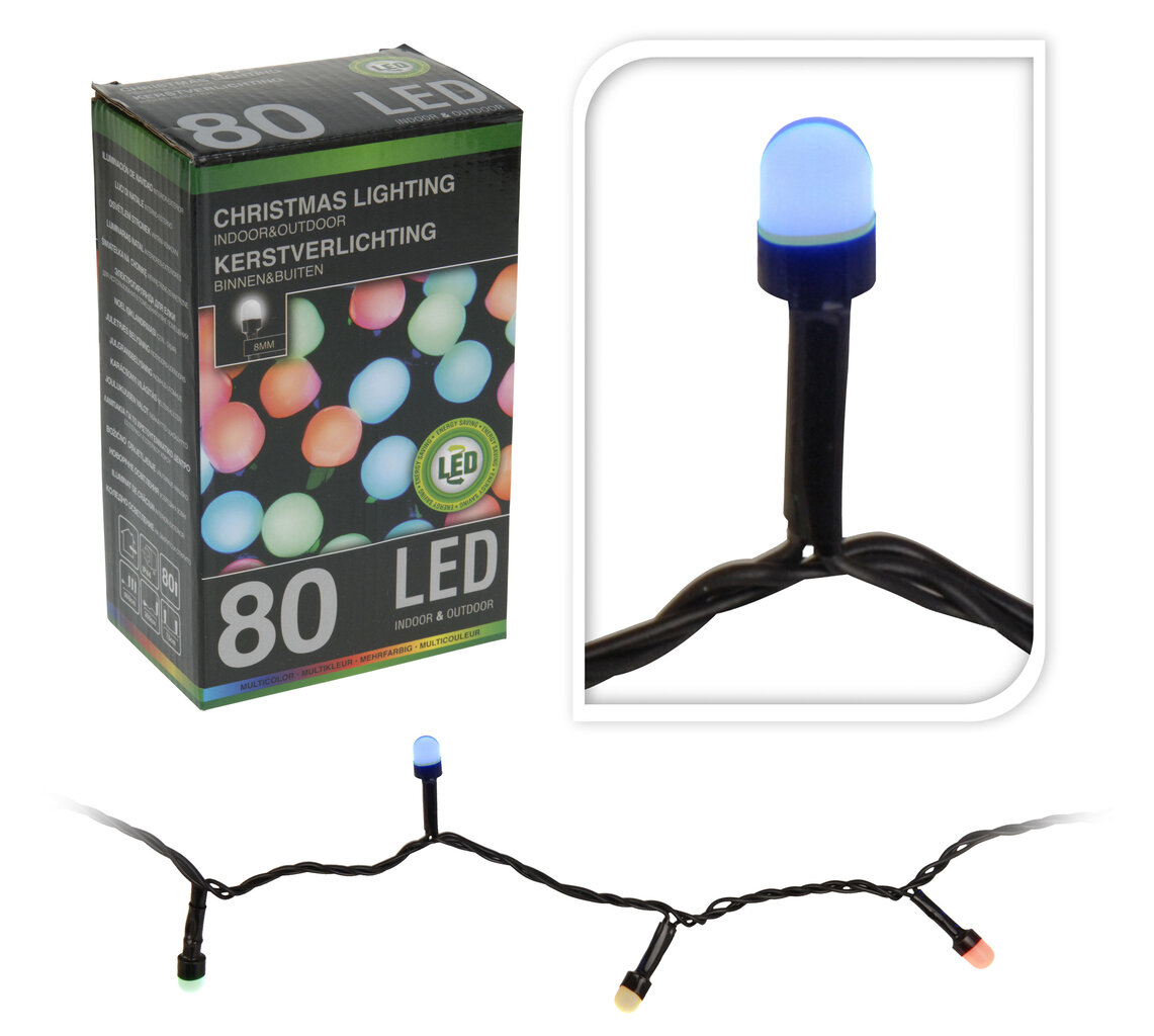 Jõuluvalgusti 80 LED IV цена и информация | Jõulutuled | kaup24.ee