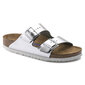 Plätud Birkenstock Arizona NL SFB Metallic Silver цена и информация | Naiste plätud ja sussid | kaup24.ee