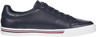 Vabaajajalatsid Tommy Hilfiger Core Corporate Leather Sneaker цена и информация | Мужские ботинки | kaup24.ee