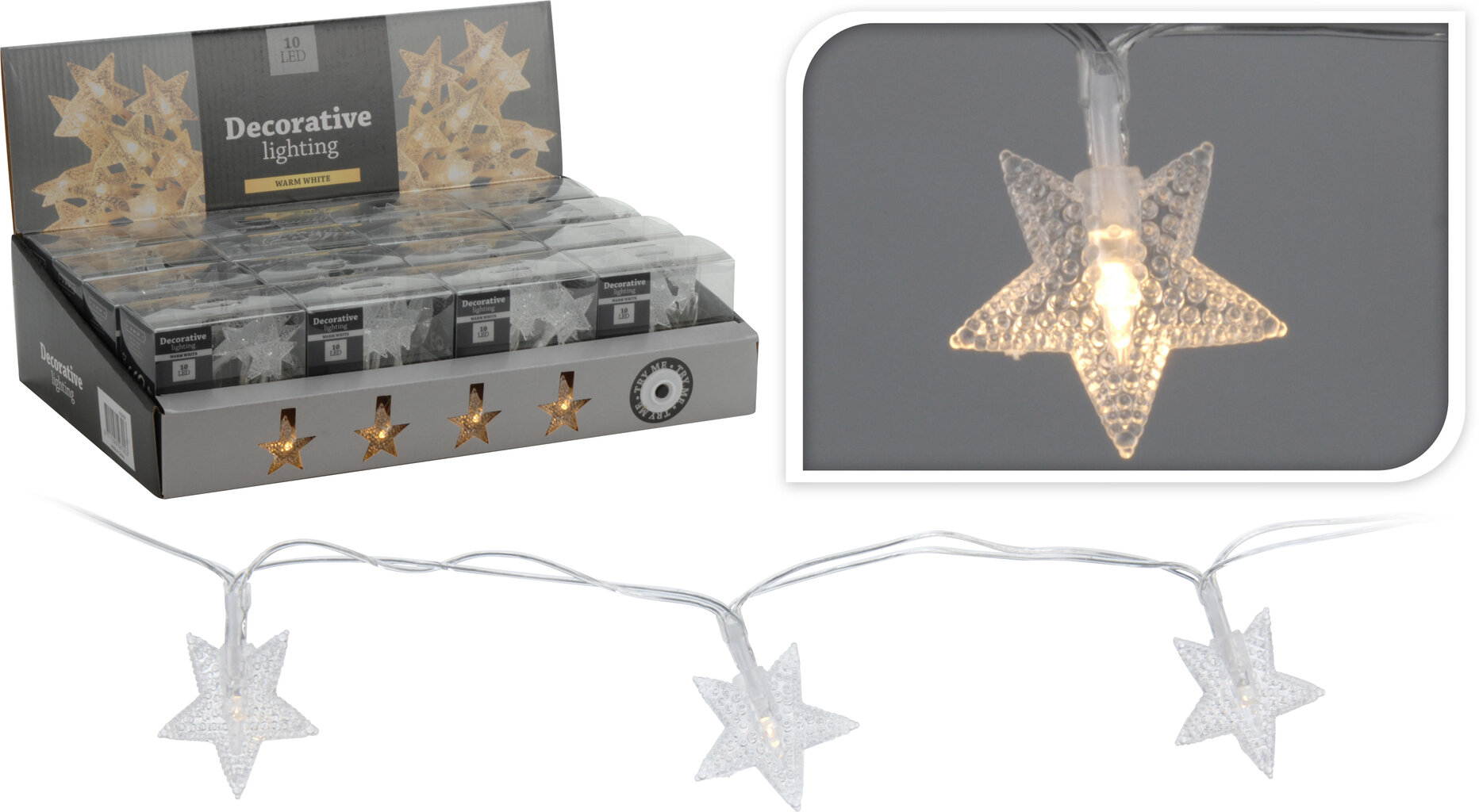 Jõuluvalgusti, 10 LED-i hind ja info | Jõulutuled | kaup24.ee