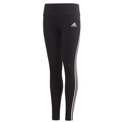 Спортивные леггинсы для девочек Adidas G 3S Tight, черные GE0945 цена и информация | Штаны для девочек | kaup24.ee