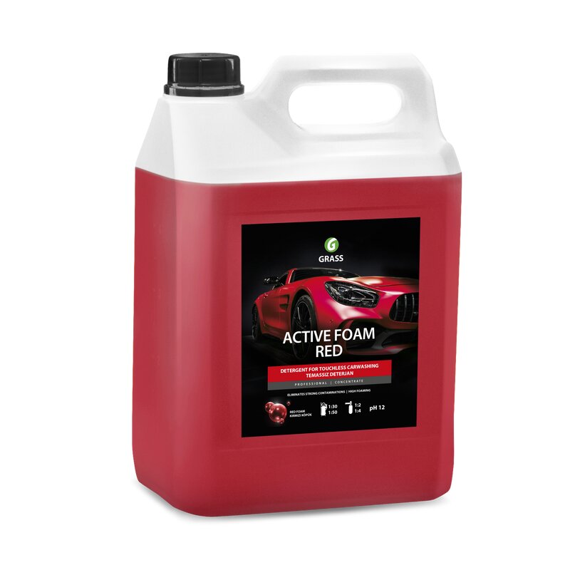 ACTIVE FOAM RED 1:30-1:50 — punane aktiivvaht — 5,8 kg hind ja info | Autokeemia | kaup24.ee