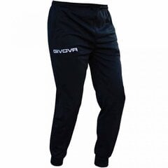 Мужские спортивные штаны Givova one football pants P019 0010, черные цена и информация | Мужская спортивная одежда | kaup24.ee