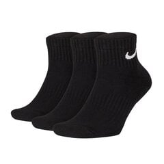 Meeste spordisokid Nike Everyday Cushion Ankle M SX7667 010, 3 paari, must hind ja info | Meeste sokid | kaup24.ee